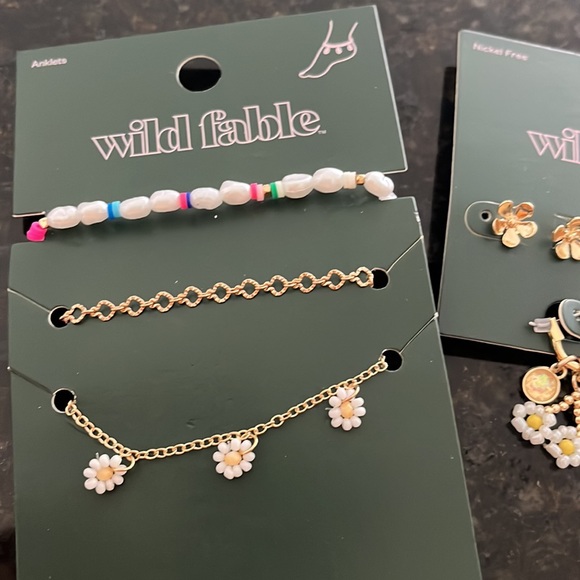 Wild fable earring and anklet/bracelet set - Picture 2 of 5